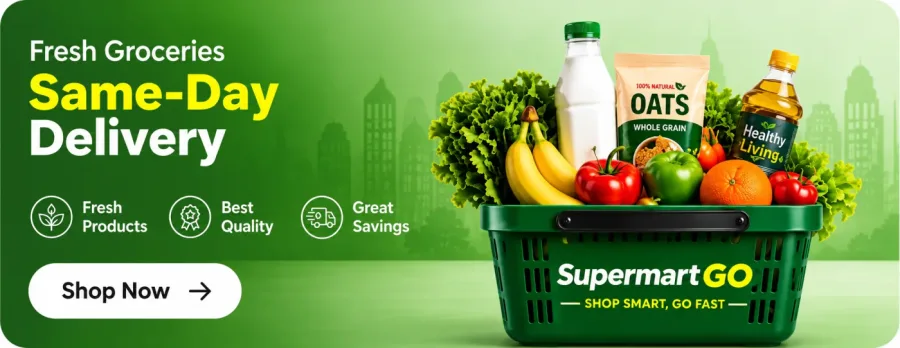 Fresh Groceries – Same-Day Delivery